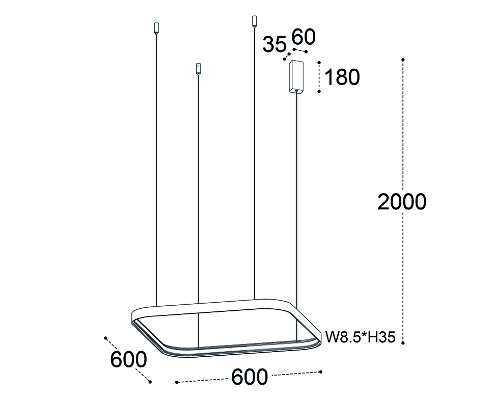 Подвесная люстра Italline IT013-6031 gold 3000K
