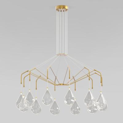 Подвесная люстра Eurosvet Birne 201002/12 латунь Smart a071499