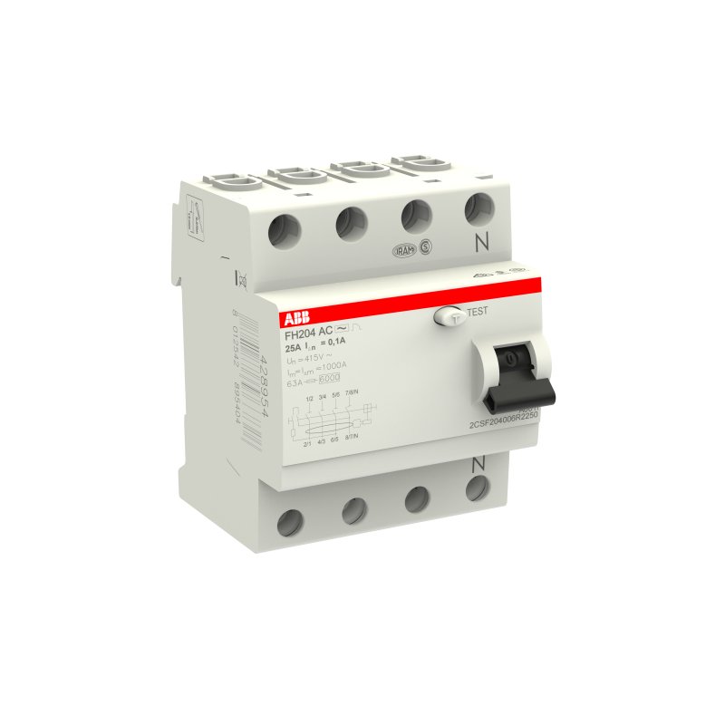УЗО ABB FH204 4P 25A 100mA