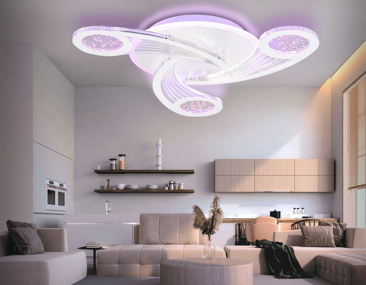 Потолочная светодиодная люстра Ambrella light Acrylica Original FA4475