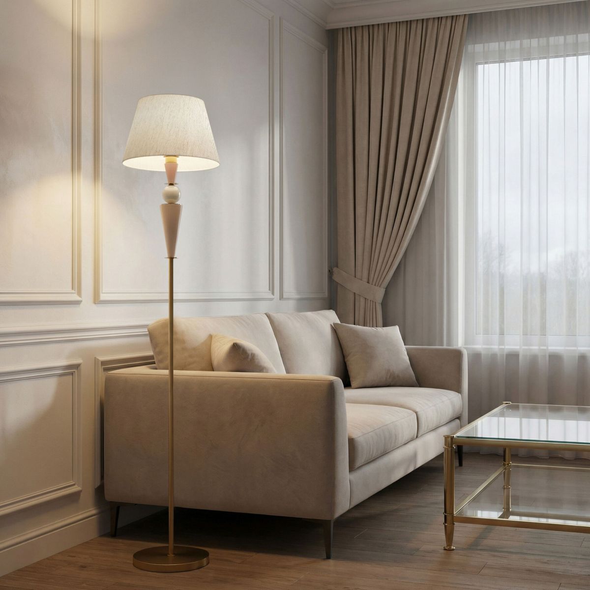 Торшер Eurosvet Teja 109014 латунь a072041