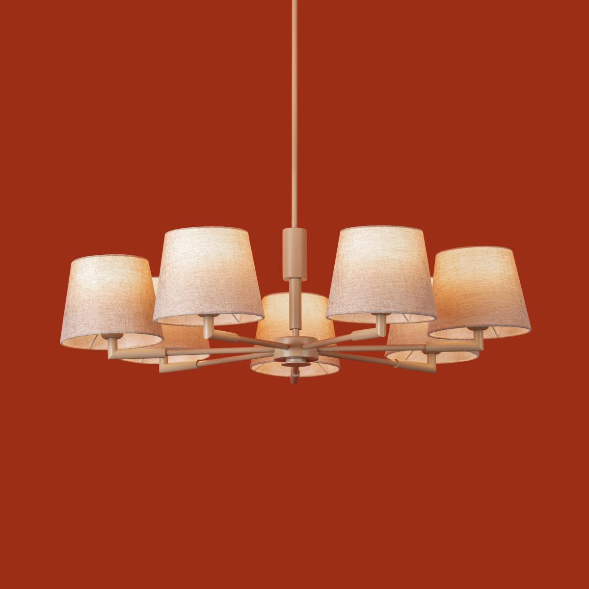 Люстра на штанге Freya Butler FR2057PL-07BG