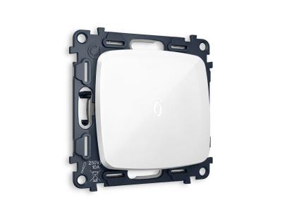 Комплект механизма 1-кл выключателя с подсветкой Ambrella Volt Omega (OP1020, VM101, G14W) MO102015