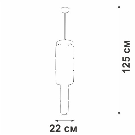 Люстра на штанге Vitaluce V58720-8/9PL