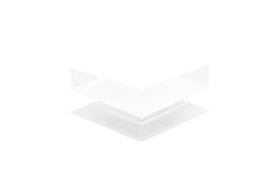 Внешний угловой соединитель для магнитного накладного шинопровода Crystal Lux Space CLT 0.213 03 WH