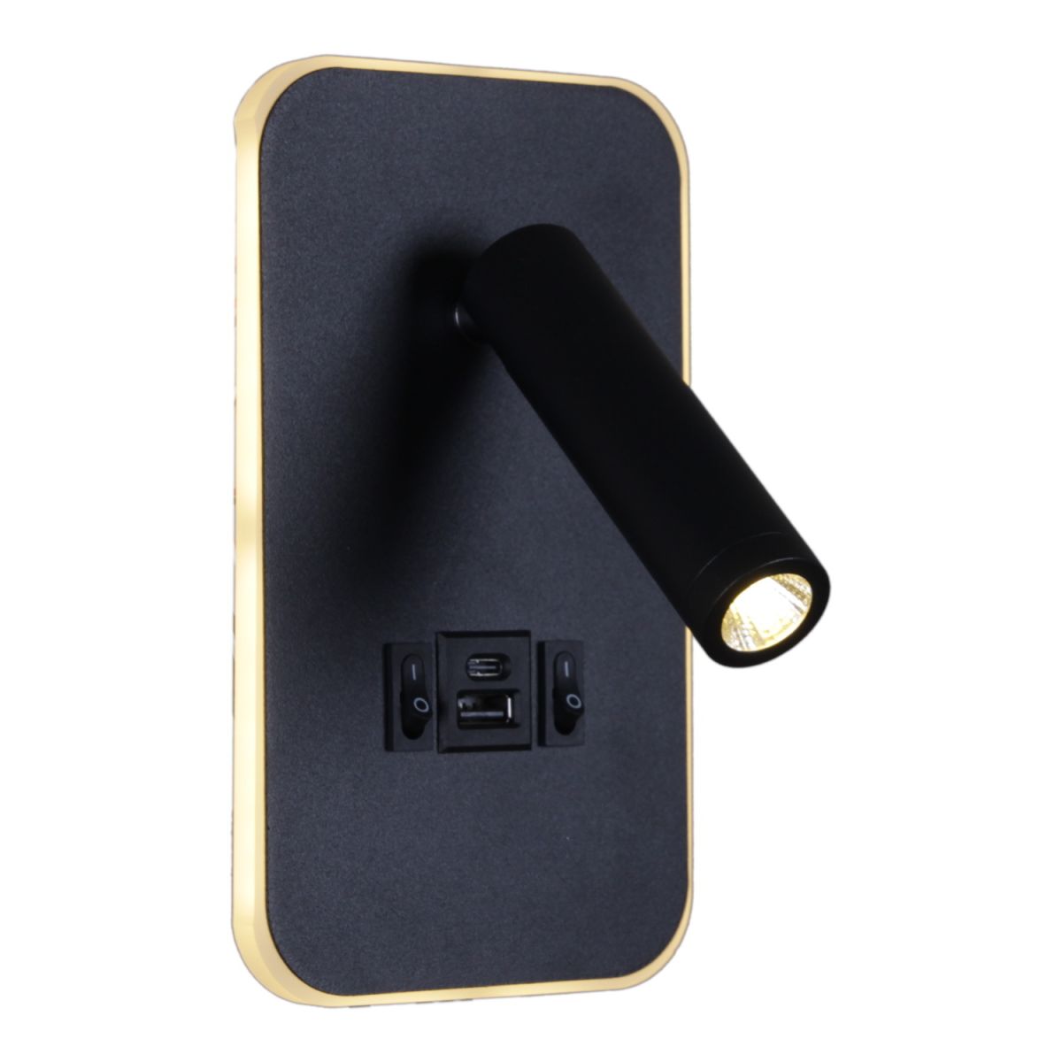 Спот Reluce 86204-9.2-001KT LED12W+USB BK