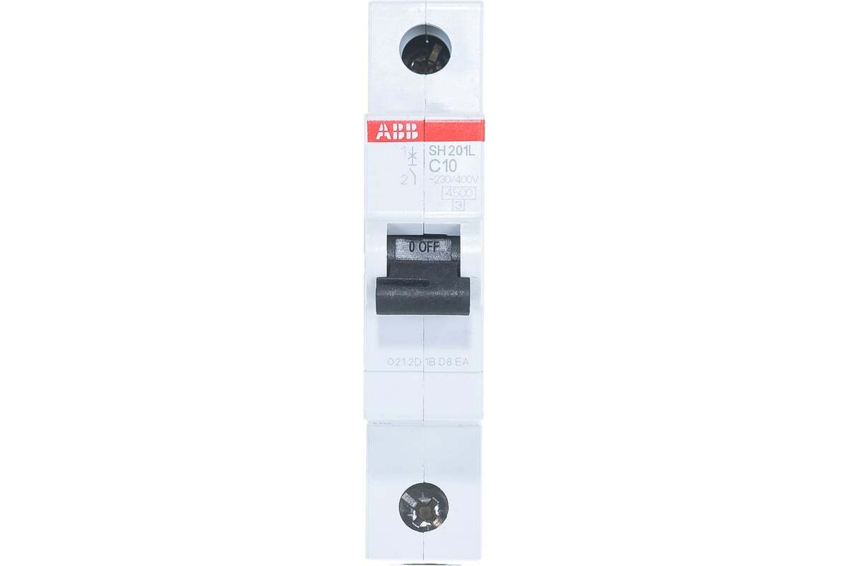Автоматический выключатель ABB SH201L 1-полюсный C10 4,5кА