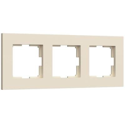 Рамка на 3 поста Werkel Slab айвори матовый W0032962 4690389193446