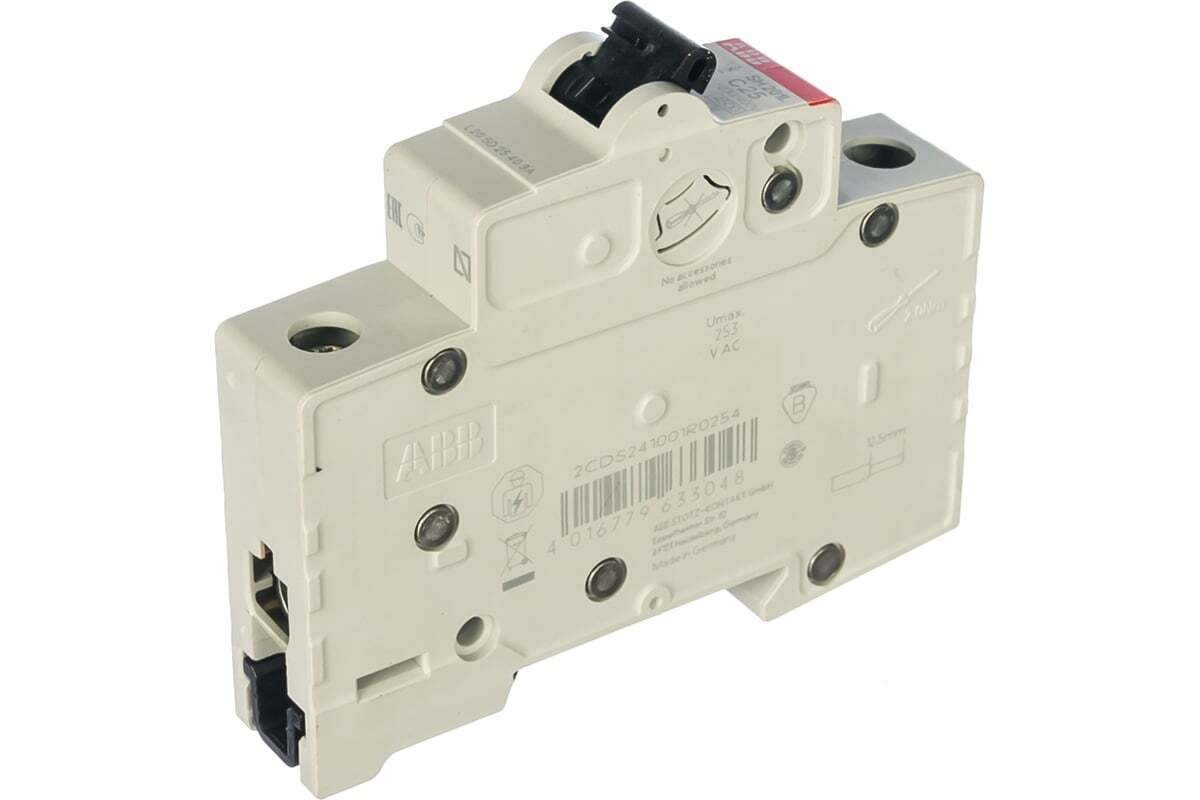 Автоматический выключатель ABB SH201L 1-полюсный C25 4,5кА