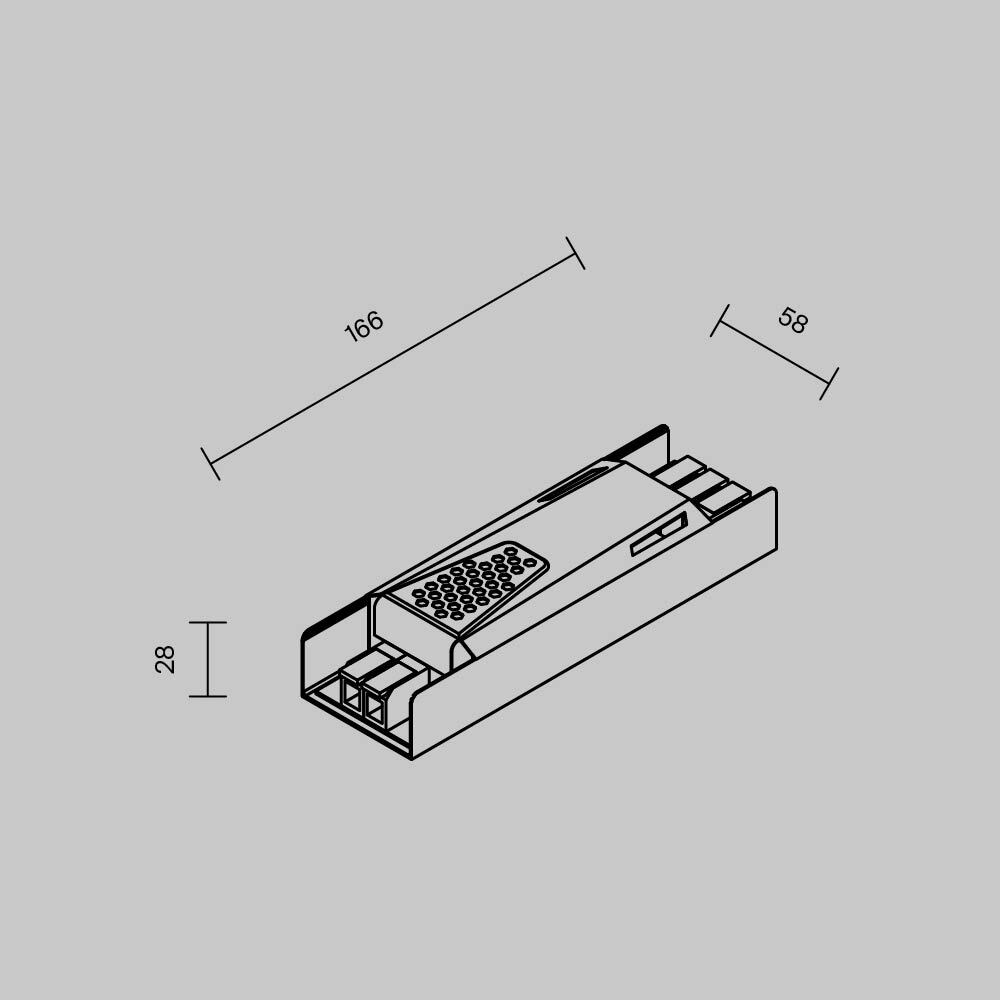 Блок питания Maytoni PSL013 150Вт DC24В IP20 821007