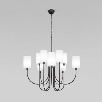 Подвесная люстра Eurosvet Abbey 60164/10 черный Smart a065748