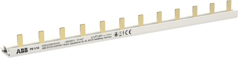 Гребенка 1 фазная 63A 12 мод. PS1/12 ABB