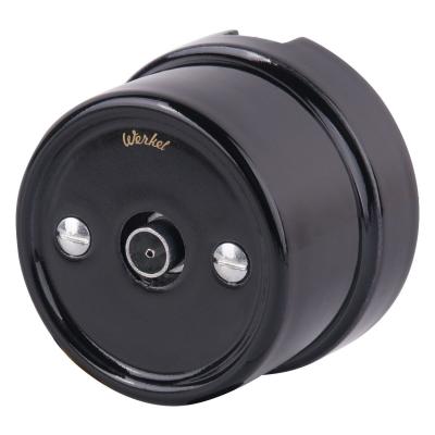 ТВ розетка Werkel (черный) Ретро W5683008 4690389166778 a051449