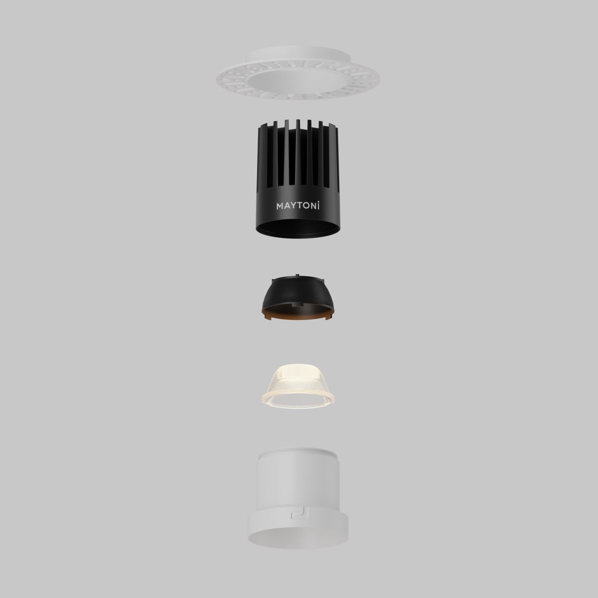 Встраиваемый светильник Maytoni Dip DL122-15W-2.7K-TRS-W