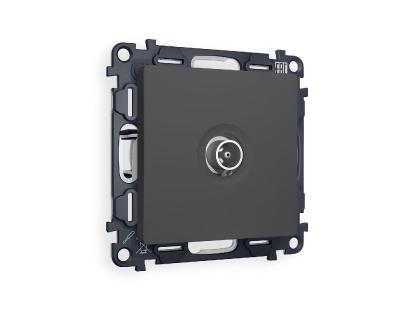 Комплект механизма TV розетки проходной 5-1000 MHz 4dB Ambrella Volt Alfa MA913030