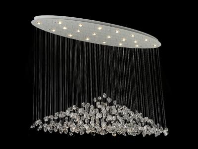 Потолочная люстра Newport 8230/140 С oval white clear М0071679