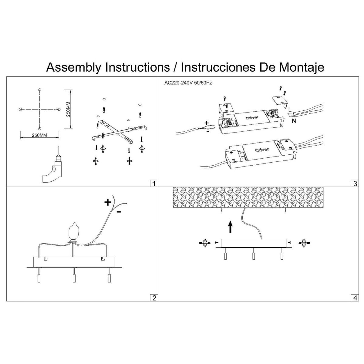 Основание потолочное 5L Mantra Modular Light Florones 9364