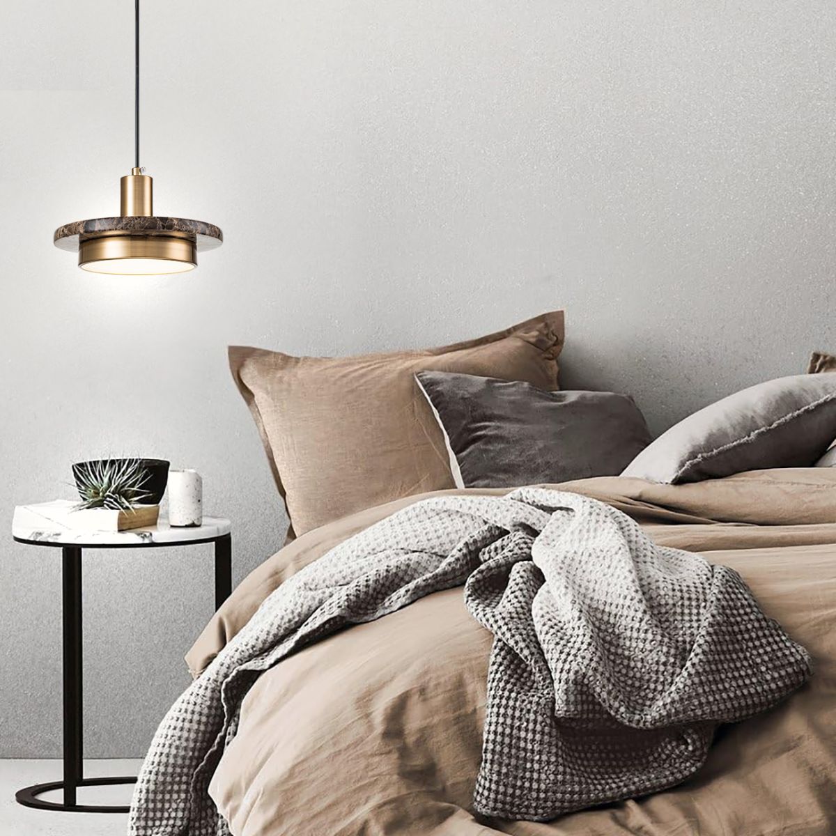 Подвесной светильник Escada Torano 10260/1LED Brown marble