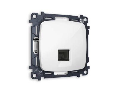 Комплект механизма телефонной розетки RJ-11(4P4C) Ambrella Volt Omega (OP1120, VM190) MO112030