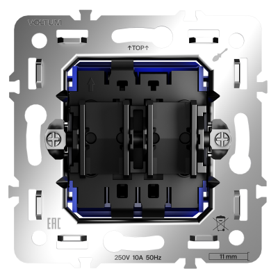 Механизм выключателя жалюзи Voltum S70 VLS0207M