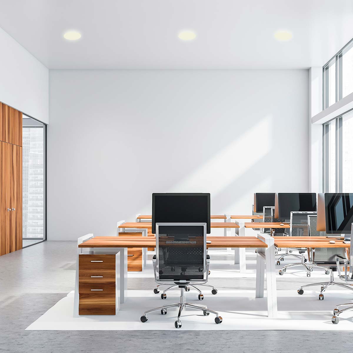 Встраиваемая светодиодная панель безрамочная Apeyron FLP 06-108