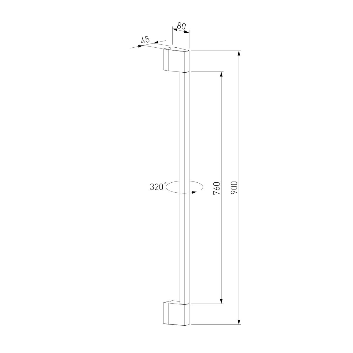 Уличный настенный светильник Elektrostandard Argos 35122/D черный 4690389219276 a072071