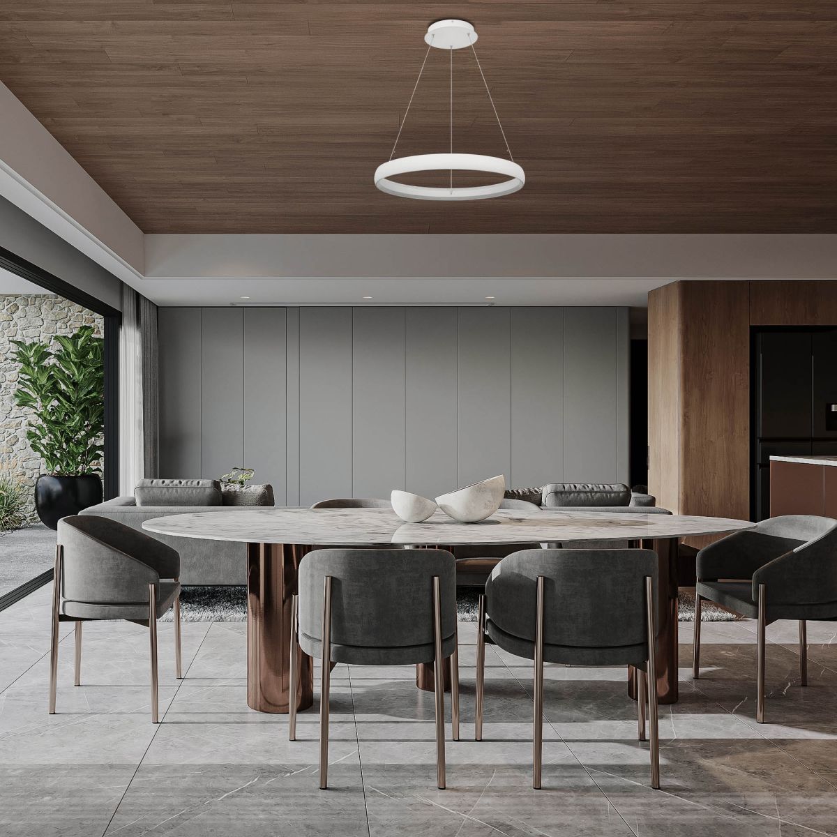 Подвесная люстра Mantra Flats 9430