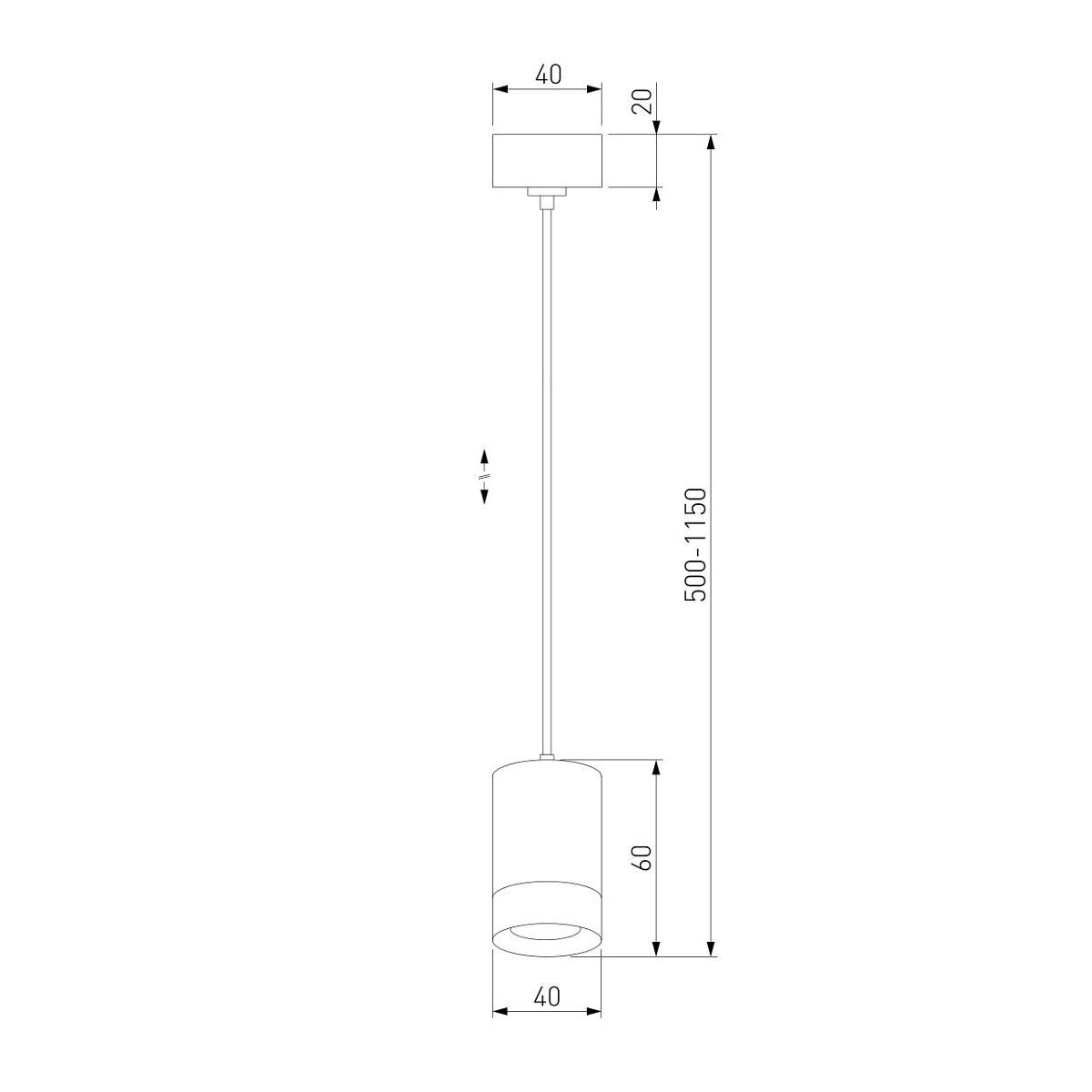 Подвесной светодиодный светильник Eurosvet Piccolo 50248/1 LED золото
