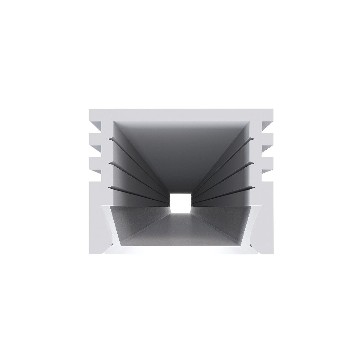 Профиль алюминиевый (рассеиватель, заглушки - 2 шт.) Apeyron 08-10-Б