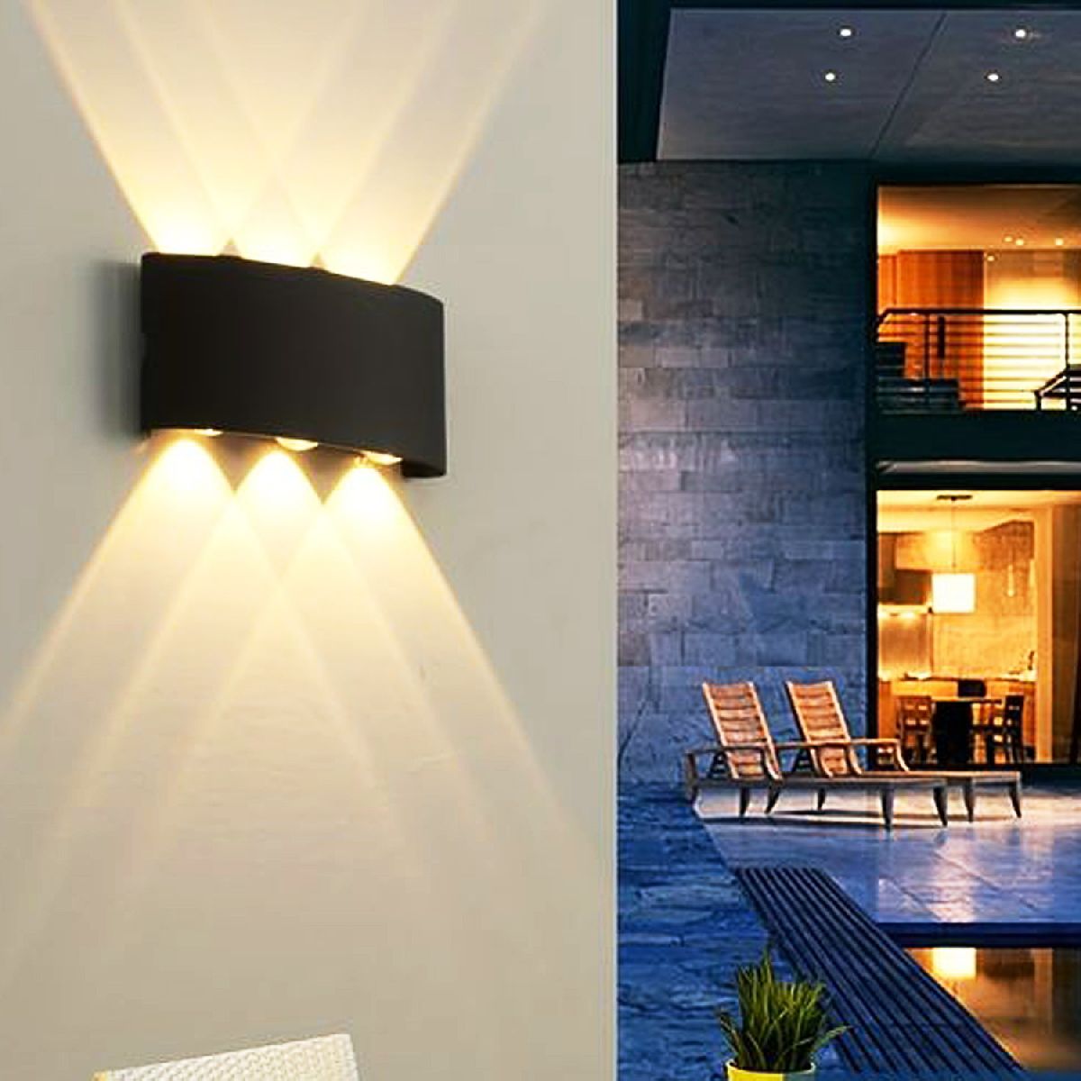 Архитектурный светильник Reluce 86833-9.2-006KT LED6*1W BK