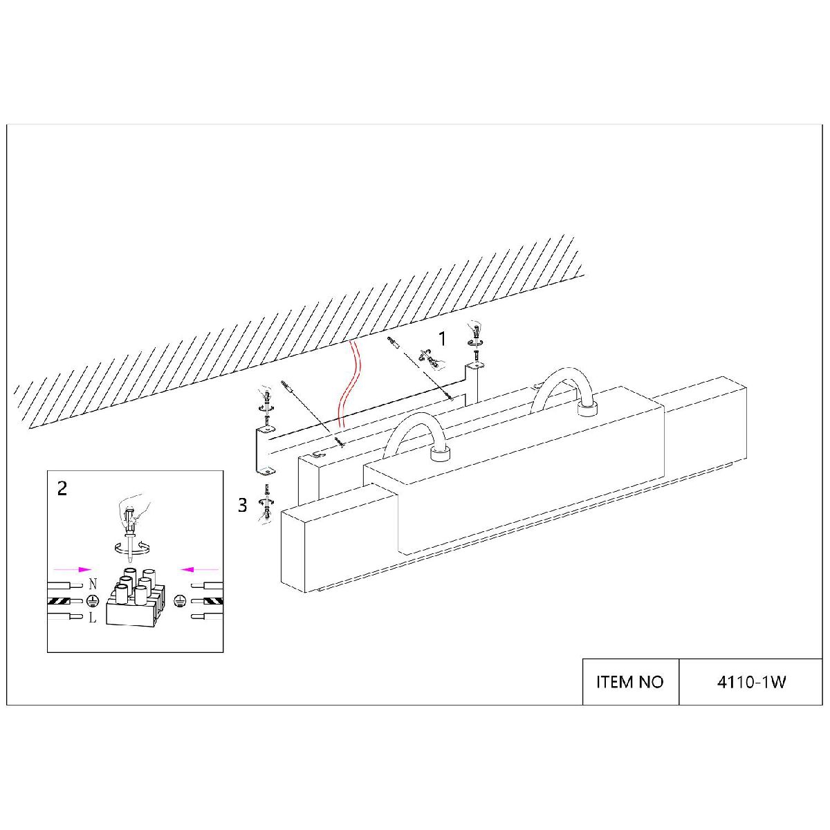 Настенный светильник Favourite Magestic 4110-1W