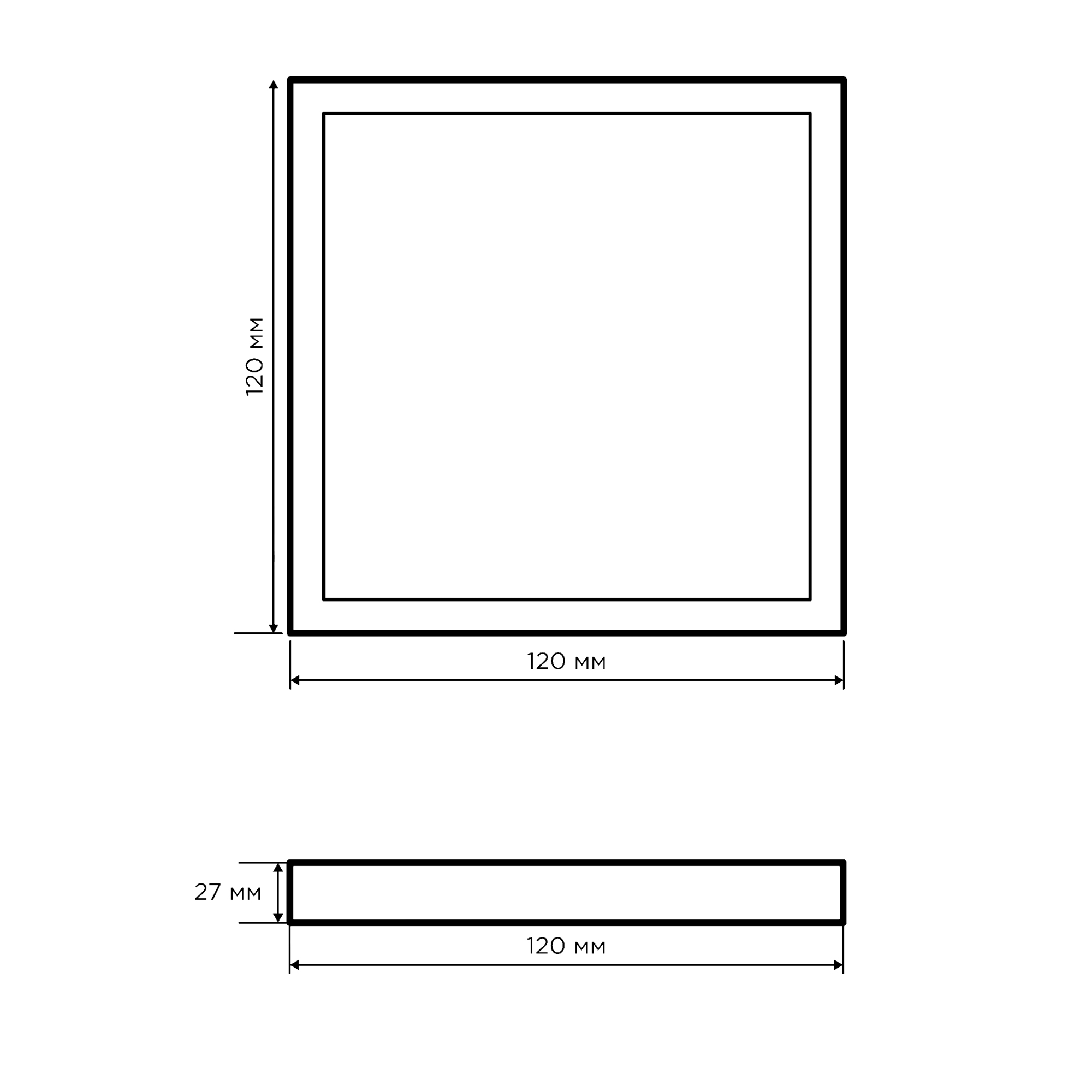 Накладная светодиодная панель Apeyron 06-66