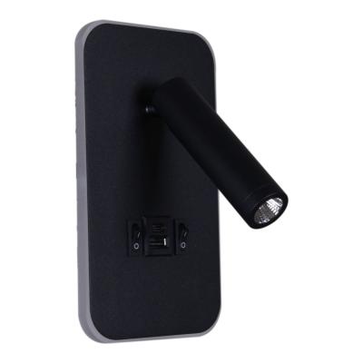 Спот Reluce 86204-9.2-001KT LED12W+USB BK