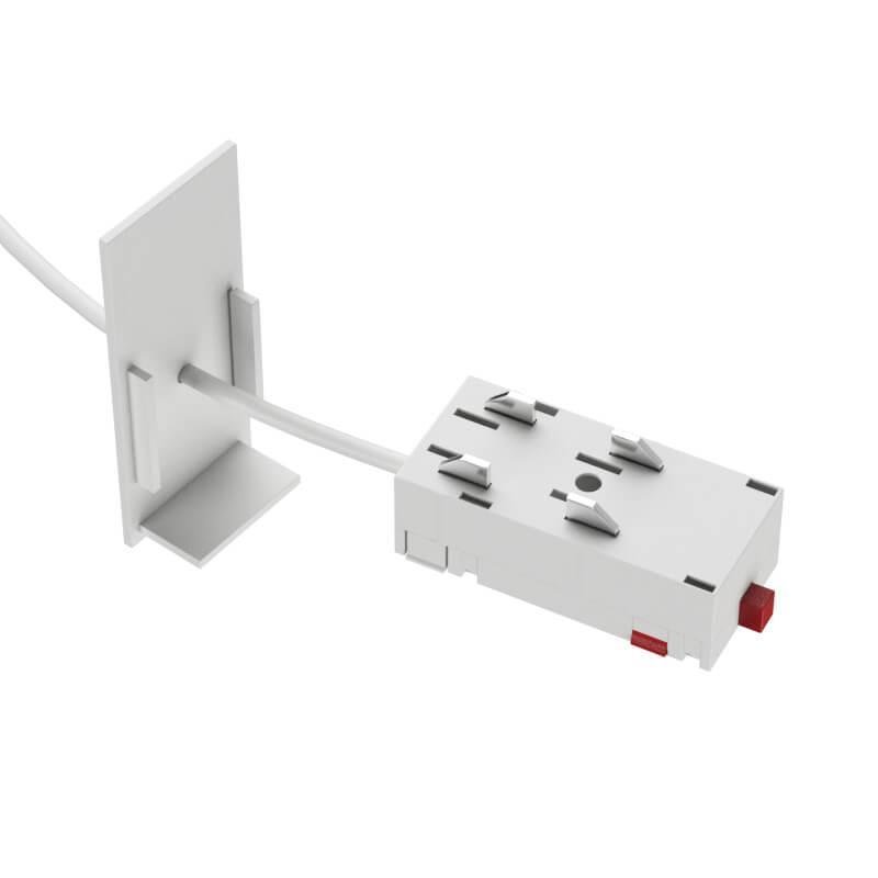 Подвод питания для шинопровода Denkirs TR2100-WH
