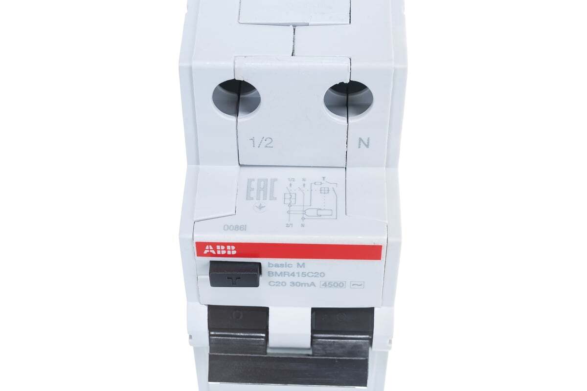 Выключатель дифференциального тока Basic M C20 30mA 4.5kA  ABB