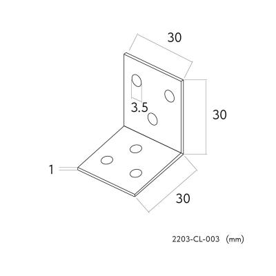 Угол монтажный Favourite Practica 2203-CL-003