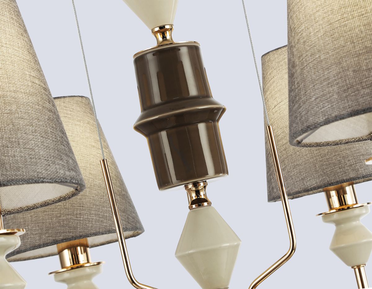 Подвесная люстра Ambrella Light High Light Ceramo Classic LH75401