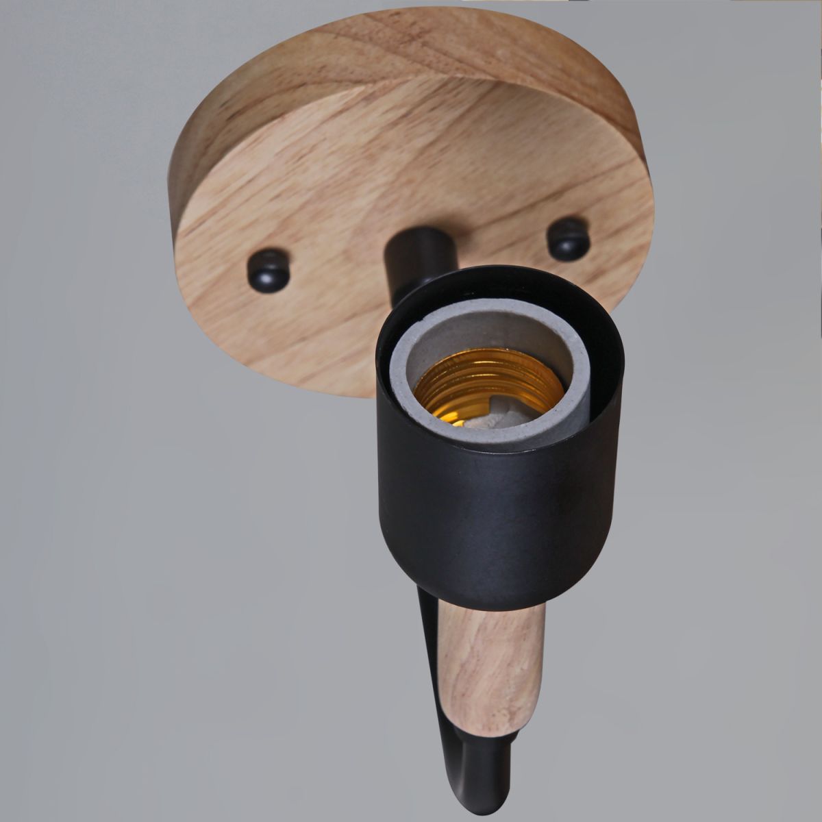 Бра Reluce 99960-0.2-01 BK+WOOD