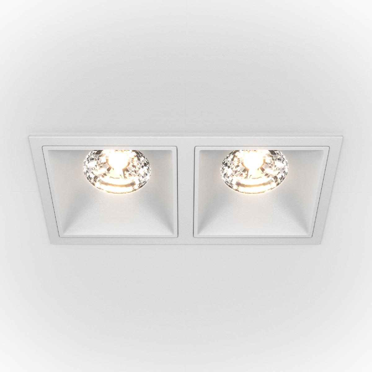 Встраиваемый светильник Maytoni Technical Alfa LED DL043-02-15W3K-SQ-W