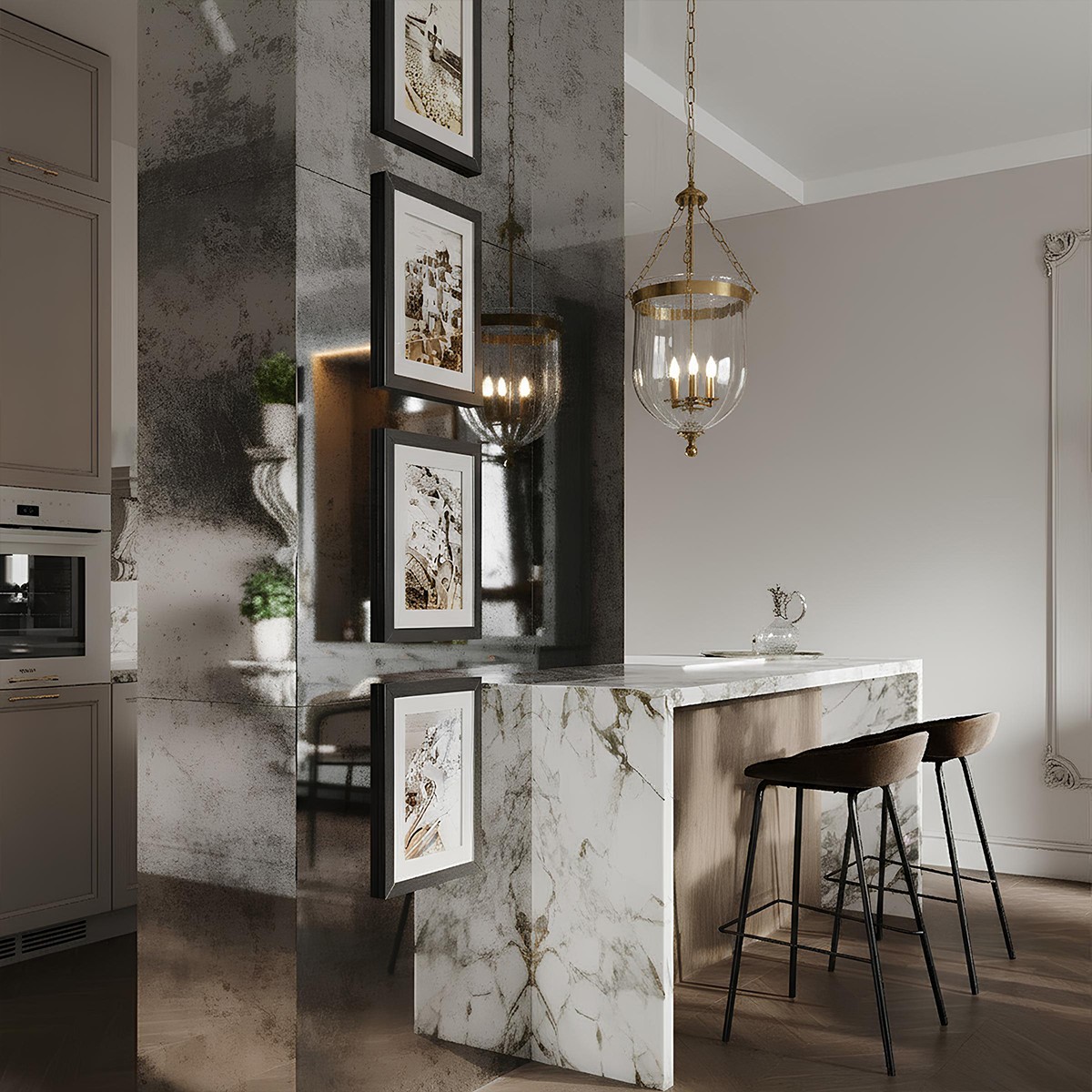 10455/4 CR Подвесной светильник Loft IT Incense 10455/4 CR