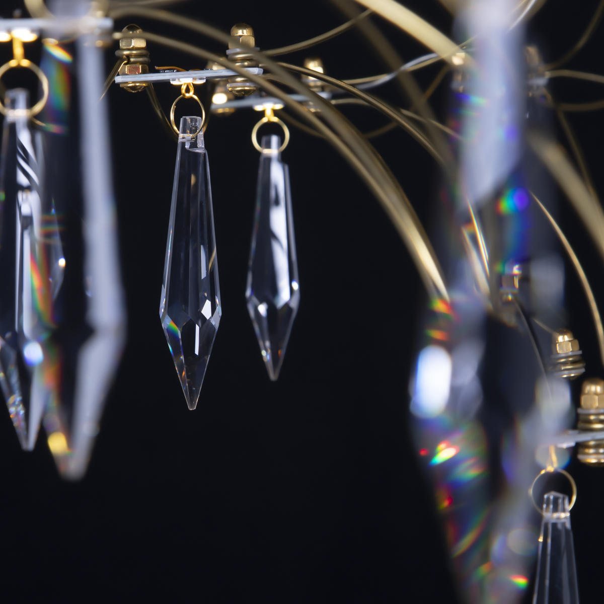 Подвесная люстра Loft IT Mira 10259/1200 Gold Asfour