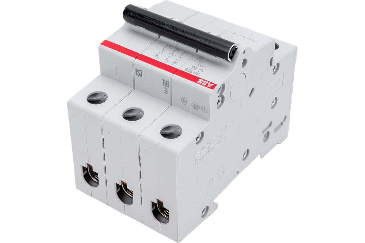 Автоматический выключатель ABB SH203 3-полюсный C16 6кА