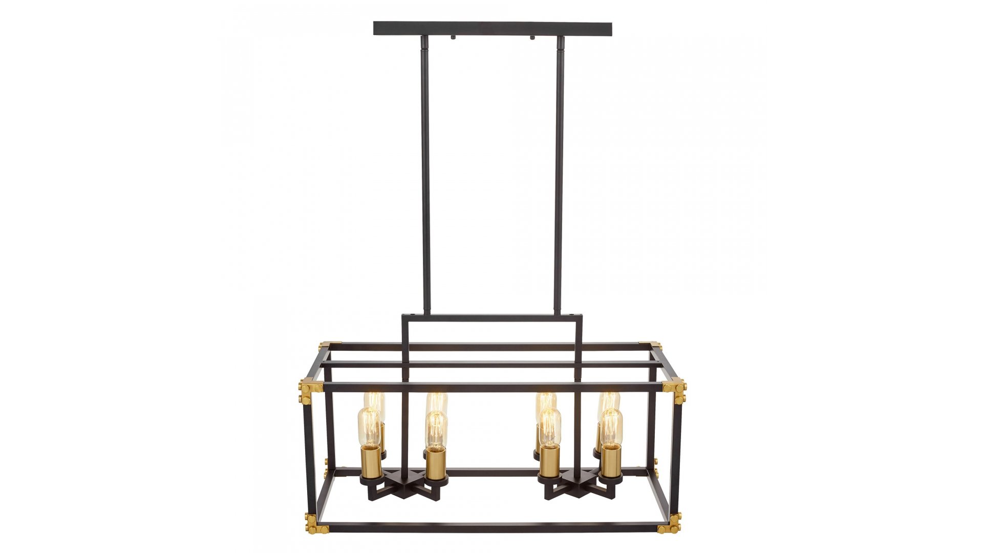 Подвесная люстра Lumina Deco Waldorf LDP 1140-8 BK+MD