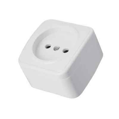Розетка накладная 1-местная Stekker Basic PST10-501-20 50074