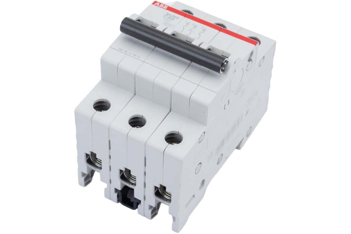 Автоматический выключатель ABB SH203 3-полюсный C50 6кА