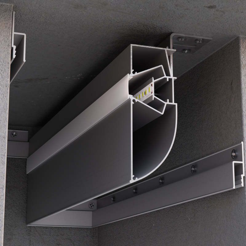 Алюминиевый профиль для натяжного потолка Apeyron 08-58