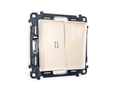 Комплект механизма 2-кл выключателя с подсветкой Ambrella Volt Alfa MA304010