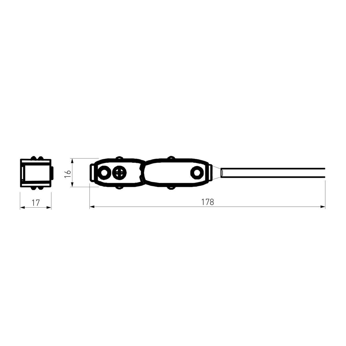 Ввод питания гибкий Elektrostandard Slim Magnetic 85162/00 a066519