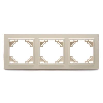 Рамка 3-постовая Stekker Эрна слоновая кость PFR00-9003-02 39242