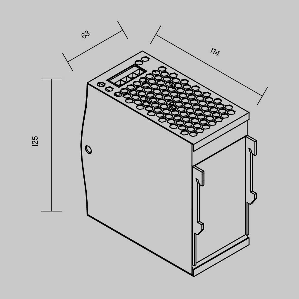 Блок питания Maytoni PSL015 240Вт DC24В IP20 821013
